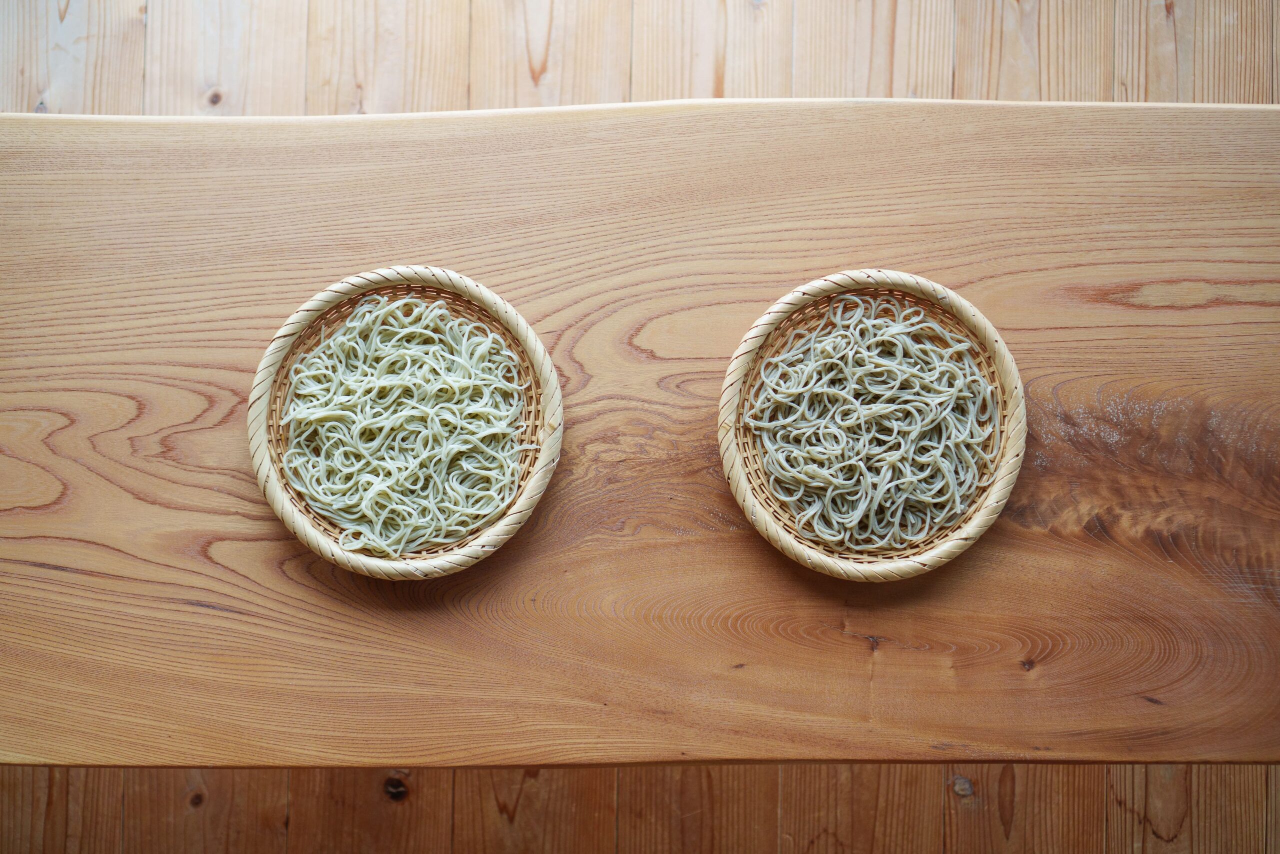 八割蕎麦と十割蕎麦